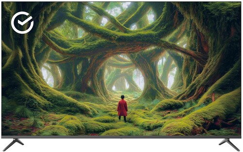 Купить 65" (165 см) Телевизор Sber SDX-65UQ5233 серый  9184618. Характеристики, отзывы и цены в Донецке