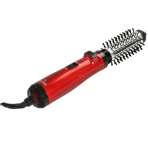 Купить Фен-щетка GA.MA TURBO ION 2600 - MY красный/черный  9174442. Характеристики, отзывы и цены в Донецке
