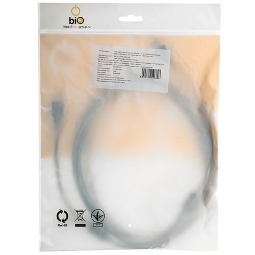 Купить Кабель Bion USB 2.0 Type-A - USB 2.0 Type-A  5612931. Характеристики, отзывы и цены в Донецке