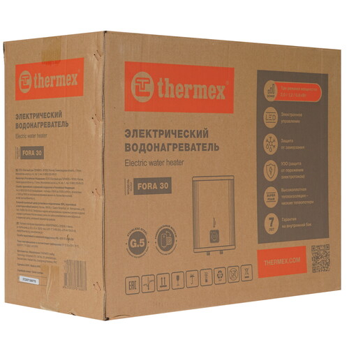 Купить Водонагреватель электрический Thermex Fora 30  9007615. Характеристики, отзывы и цены в Донецке