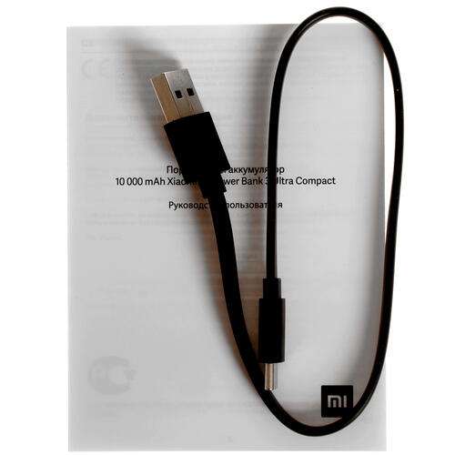 Купить Портативный аккумулятор Xiaomi Mi Power Bank 3 Ultra Compact черный  4731399. Характеристики, отзывы и цены в Донецке