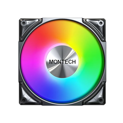 Купить Комплект вентиляторов Montech METAL PRO 12 ARGB PWM [MPAB3P] черный  5620667. Характеристики, отзывы и цены в Донецке