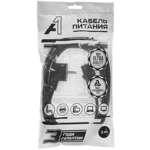 Купить Кабель питания A1 IEC C13 - CEE 7/7  5617907. Характеристики, отзывы и цены в Донецке