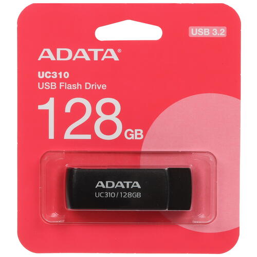 Купить Память USB Flash 128 ГБ A-Data UC310 [UC310-128G-RBK]  5450285. Характеристики, отзывы и цены в Донецке