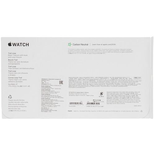 Купить Ремешок Apple для Apple Watch 44/ 45/ 46/ 49mm синий/черный  5628918. Характеристики, отзывы и цены в Донецке