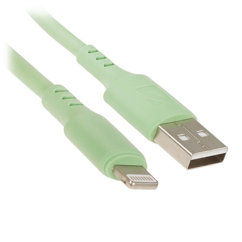 Купить Кабель круглый Defender Lightning 8-pin - USB 2.0 Type-A зеленый 1 м  5479439. Характеристики, отзывы и цены в Донецке