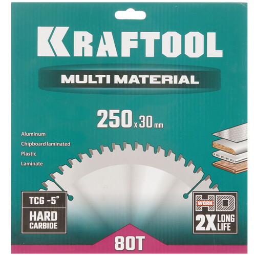 Купить Диск пильный KRAFTOOL 36953-250-30  9107995. Характеристики, отзывы и цены в Донецке