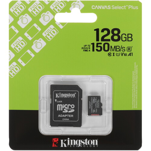 Купить Карта памяти Kingston microSDXC 128 ГБ  5634457. Характеристики, отзывы и цены в Донецке