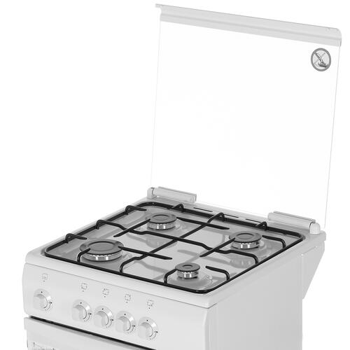 Купить Газовая плита De Luxe 5040.37Г (КР) белый  1186049. Характеристики, отзывы и цены в Донецке