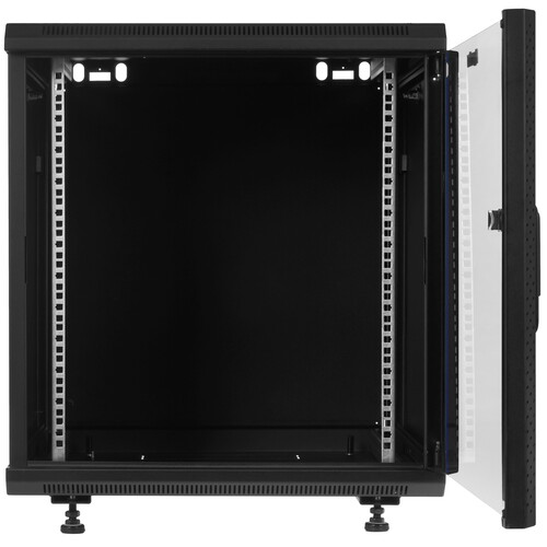 Купить Шкаф коммутационный Hyperline TWB-FC-1266-GP-RAL9004  8193779. Характеристики, отзывы и цены в Донецке