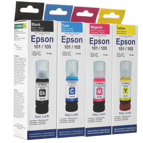 Купить Чернила водорастворимые Revcol 101/103 Key Lock голубой, желтый, пурпурный, черный  5368585. Характеристики, отзывы и цены в Донецке