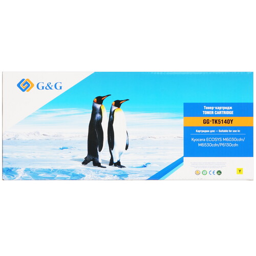 Купить Картридж лазерный G&G GG-TK5140Y желтый  9065560. Характеристики, отзывы и цены в Донецке