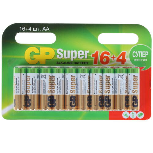 Купить Батарейка GP Super AA / AA (LR6/ER14505/FR6/R6P)  1279623. Характеристики, отзывы и цены в Донецке