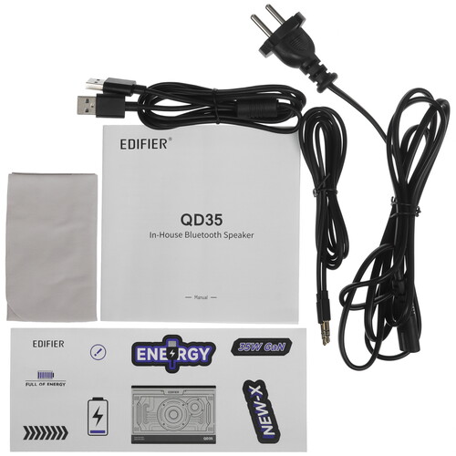 Купить Аудиосистема EDIFIER QD35 черный  9173210. Характеристики, отзывы и цены в Донецке