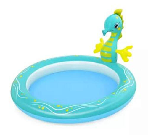 Купить Бассейн надувной Seahorse, 188 x 160 x 86 см, с распылителем, 53114 Bestway  5464784. Характеристики, отзывы и цены в Донецке