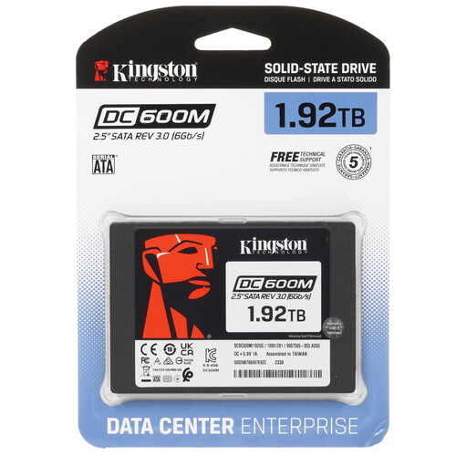 Купить 1920 ГБ Серверный SSD Kingston DC600M [SEDC600M/1920G]  5430125. Характеристики, отзывы и цены в Донецке