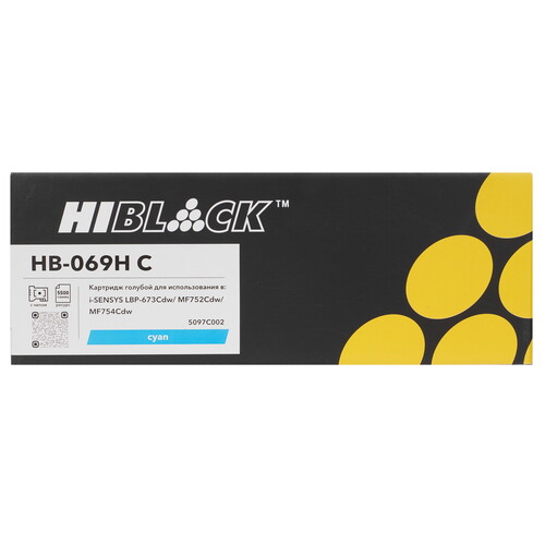 Купить Картридж лазерный Hi-Black HB-069H C голубой, с чипом  9263790. Характеристики, отзывы и цены в Донецке