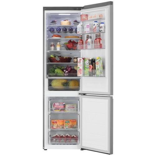 Купить Холодильник с морозильником   LG GC-B509FNMW серебристый  5451474. Характеристики, отзывы и цены в Донецке