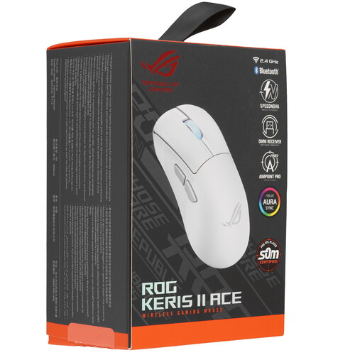 Купить Мышь беспроводная/проводная ASUS ROG Keris II ACE  5499160. Характеристики, отзывы и цены в Донецке