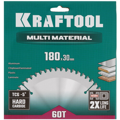 Купить Диск пильный KRAFTOOL 36953-180-30  9107972. Характеристики, отзывы и цены в Донецке