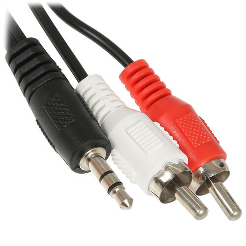 Купить Кабель   Aceline 3.5 mm jack - RCA x2 черный  1380012. Характеристики, отзывы и цены в Донецке