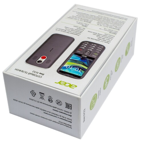 Купить Сотовый телефон Acer JIVE JV32 черный  5457738. Характеристики, отзывы и цены в Донецке