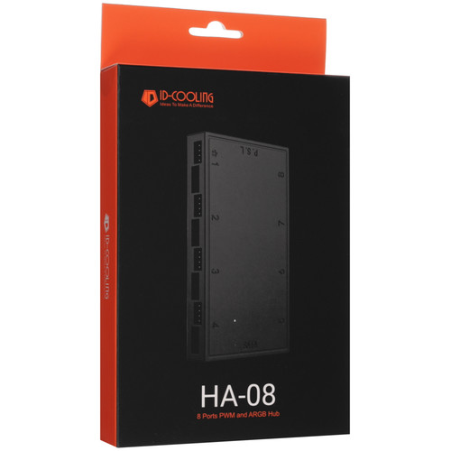 Купить Разветвитель питания и подсветки ID-Cooling HA-08  5642255. Характеристики, отзывы и цены в Донецке