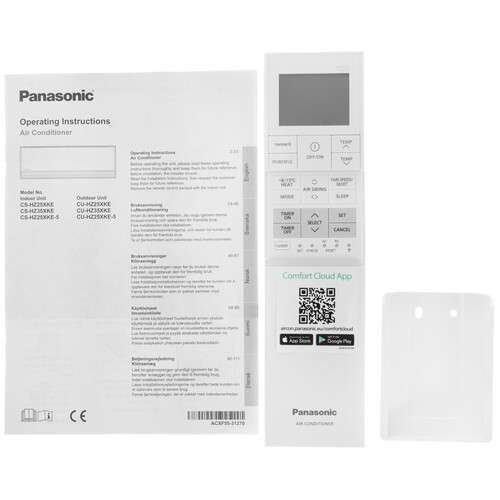 Купить Кондиционер настенный сплит-система Panasonic CS-HZ35XKE/CU-HZ35XKE белый  9986629. Характеристики, отзывы и цены в Донецке