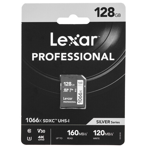 Купить Карта памяти Lexar SDXC 128 ГБ [LSD1066128G-BNNNG]  5456345. Характеристики, отзывы и цены в Донецке