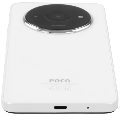 Купить 6.71" Смартфон POCO C61 128 ГБ белый  5488495. Характеристики, отзывы и цены в Донецке
