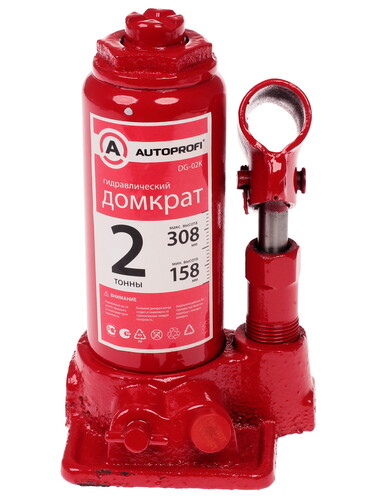 Купить Домкрат AUTOPROFI DG-02K  1074017. Характеристики, отзывы и цены в Донецке
