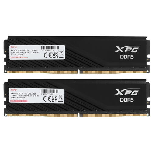 Купить Оперативная память ADATA XPG Lancer Blade [AX5U6000C3016G-DTLABBK] 32 ГБ  5427593. Характеристики, отзывы и цены в Донецке