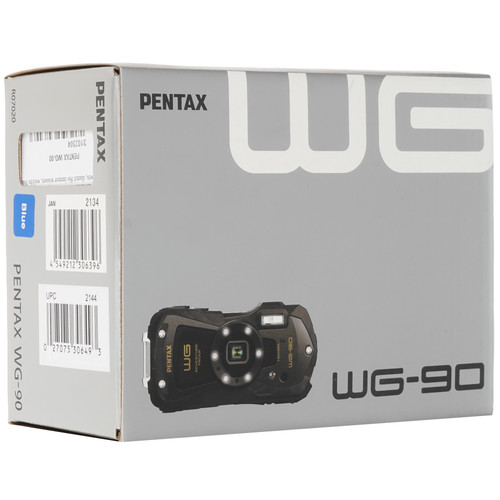 Купить Компактный фотоаппарат PENTAX WG-90 синий  9157356. Характеристики, отзывы и цены в Донецке