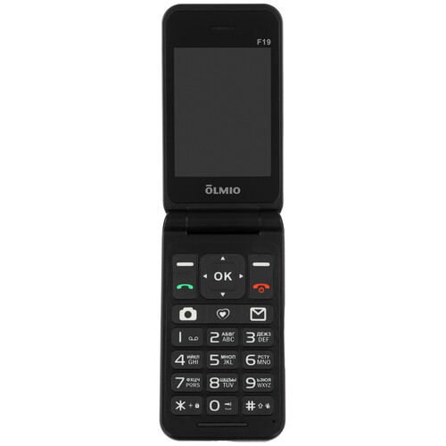 Купить Сотовый телефон Olmio F19 красный/черный  9229226. Характеристики, отзывы и цены в Донецке