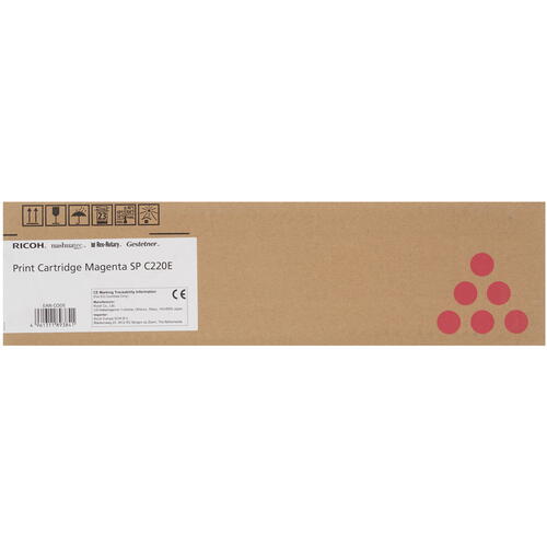 Купить Картридж лазерный Ricoh SP C220E пурпурный, с чипом  1327559. Характеристики, отзывы и цены в Донецке