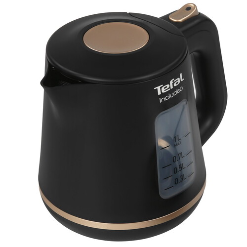 Купить Электрочайник Tefal Includeo KI533811 черный  5477905. Характеристики, отзывы и цены в Донецке