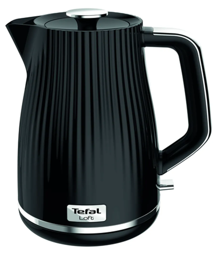 Купить Электрочайник Tefal Loft KO250830 черный  5604333. Характеристики, отзывы и цены в Донецке