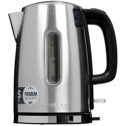 Купить Электрочайник Scarlett SC-EK21S68 серебристый  8154067. Характеристики, отзывы и цены в Донецке
