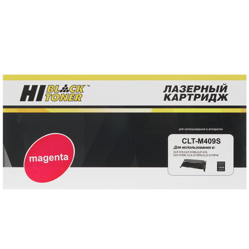 Купить Картридж лазерный Hi-Black CLT-M409S пурпурный, с чипом  7977675. Характеристики, отзывы и цены в Донецке