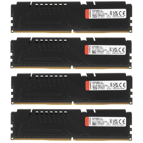 Купить Оперативная память Kingston FURY Beast Black [KF556C40BBK4-64] 64 ГБ  5436428. Характеристики, отзывы и цены в Донецке