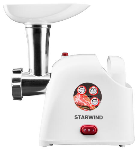 Купить Мясорубка электрическая Starwind SMG3110 белый  5350609. Характеристики, отзывы и цены в Донецке