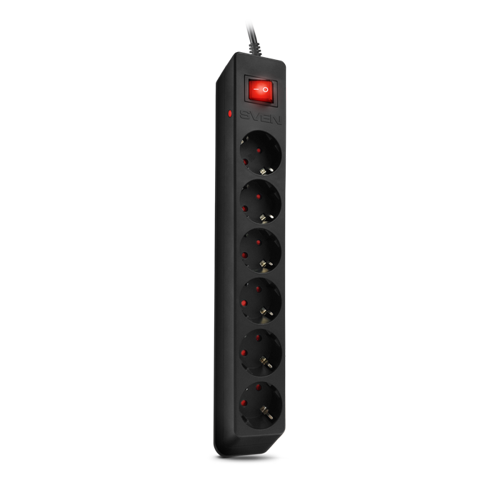 Купить Сетевой фильтр SVEN Optima SV-021030 черный  5082039. Характеристики, отзывы и цены в Донецке
