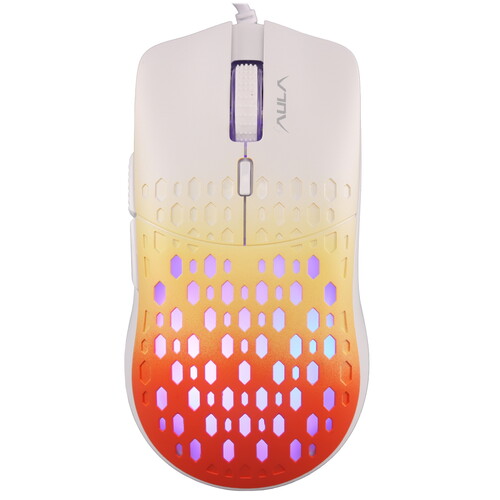 Купить Мышь проводная AULA S11PRO [80003326] белый  5606260. Характеристики, отзывы и цены в Донецке