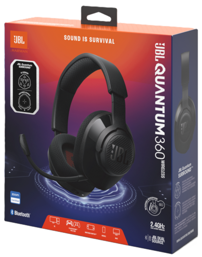 Купить Беспроводные наушники JBL Quantum 360 черный 2024  5496610. Характеристики, отзывы и цены в Донецке