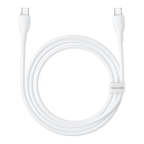 Купить Кабель круглый Baseus USB Type-C - USB Type-C белый 1.5 м  5627480. Характеристики, отзывы и цены в Донецке