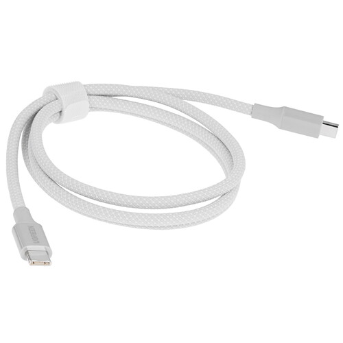 Купить Кабель круглый Ugreen USB Type-C - USB Type-C серебристый 1 м  5624649. Характеристики, отзывы и цены в Донецке