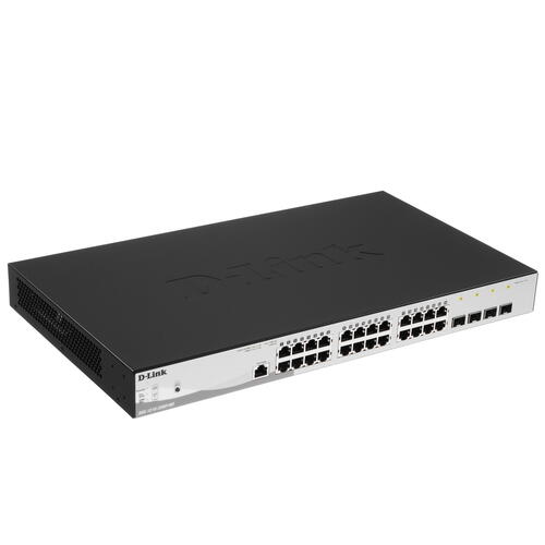 Купить Коммутатор D-Link DGS-1210-28MP/ME/B  5410976. Характеристики, отзывы и цены в Донецке