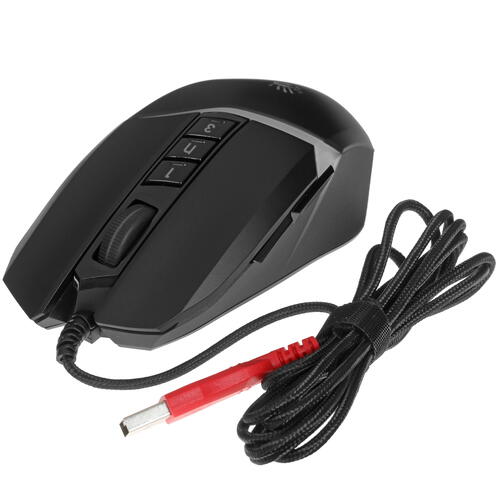 Купить Мышь проводная A4Tech Bloody W60 Max  черный  1698442. Характеристики, отзывы и цены в Донецке