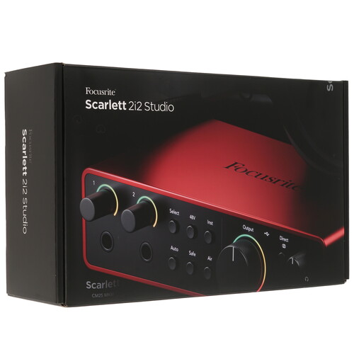 Купить Комплект для звукозаписи Focusrite Scarlett Studio 2i2 G4  5616532. Характеристики, отзывы и цены в Донецке