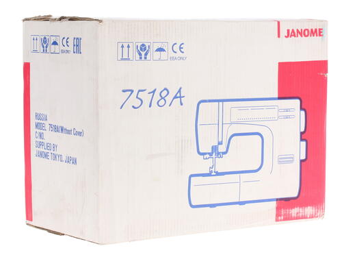 Купить Швейная машина Janome 7518A  6610260. Характеристики, отзывы и цены в Донецке